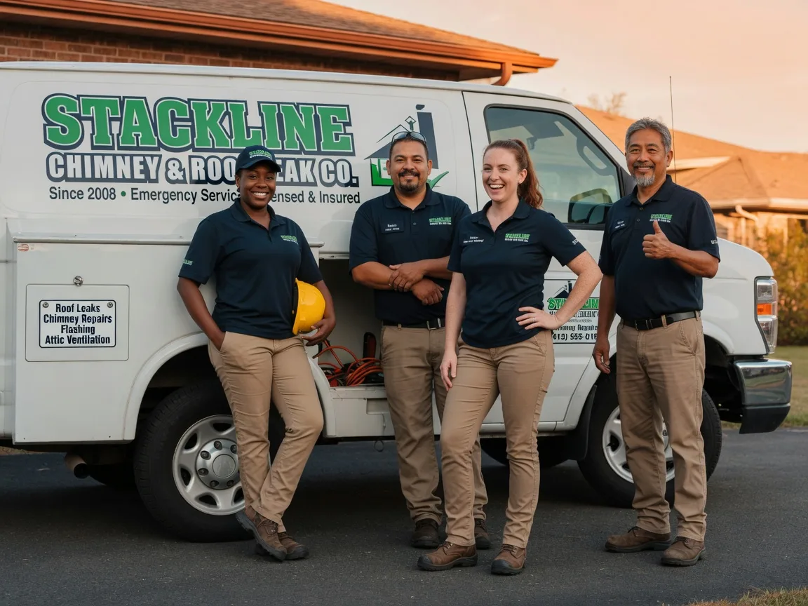 Chimney flashing repair company in Machesney Park, IL